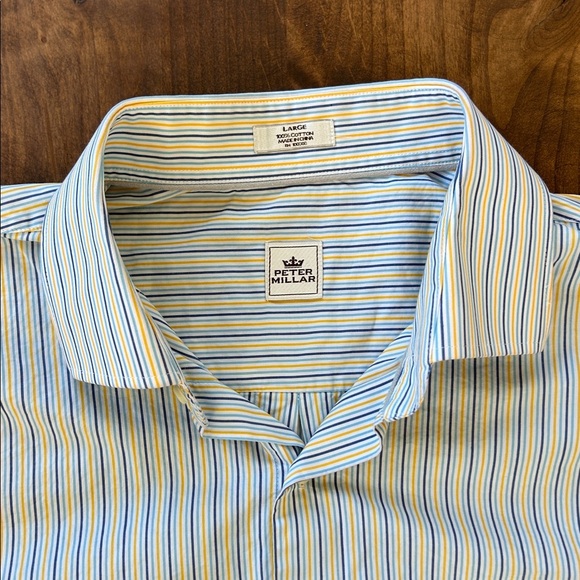 Peter Millar Men’s Collared Button Up - Picture 2 of 4